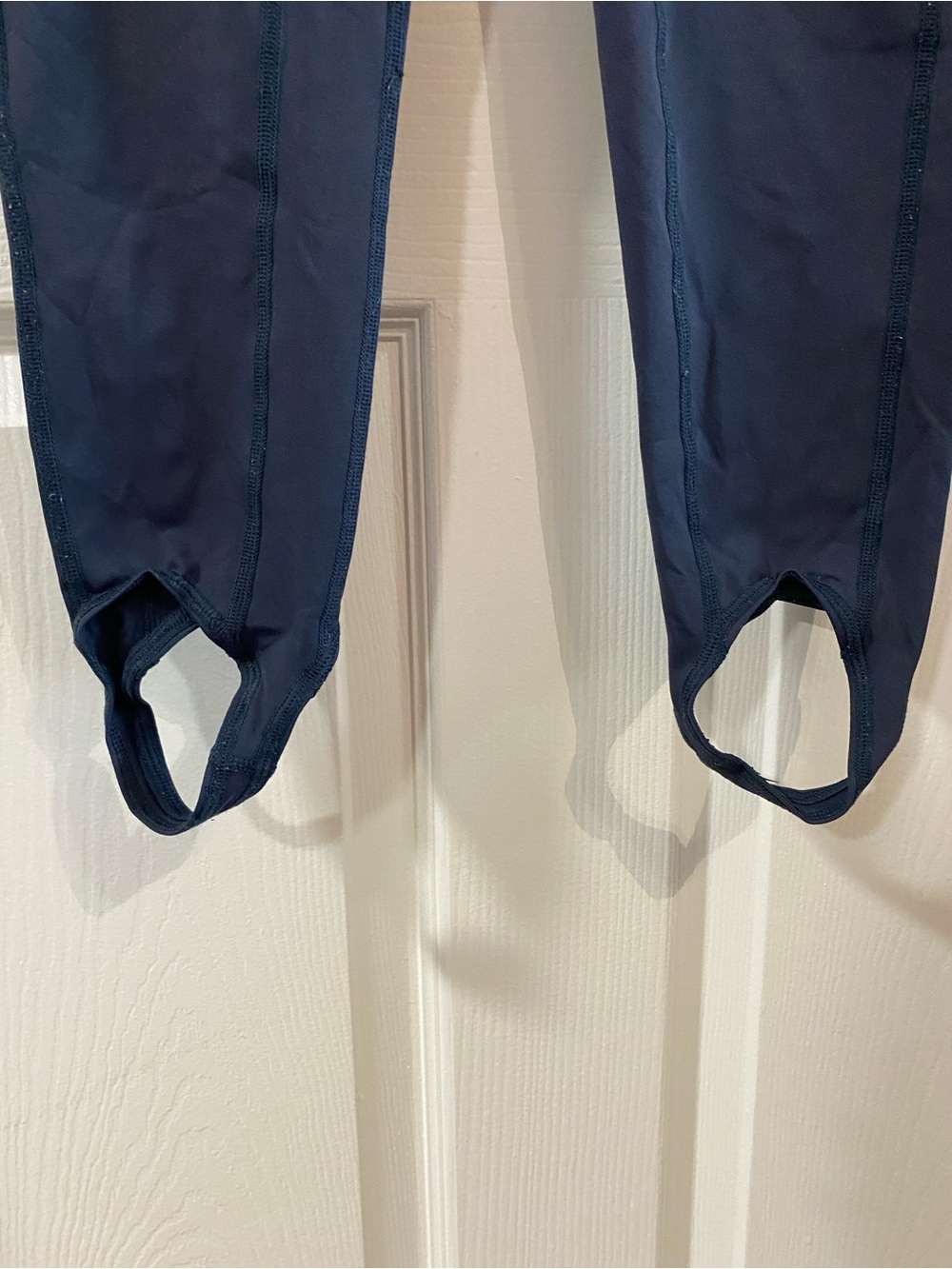 Aerie WMNS M Navy Blue High-Waist Performance Stirrup Leggings Footstraps - Picture 3 of 6